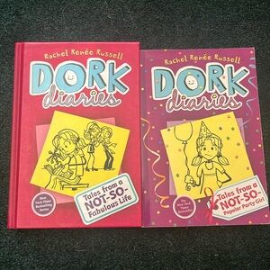 Dork Diaries books 1 and 2 EXCELLENT CONDITION